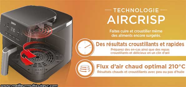 Technologie de cuisson Aircrisp de NINJA