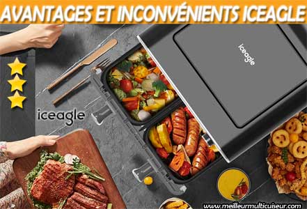 Airfryer Iceagle double panier AFT11001F : avantages et inconvénients