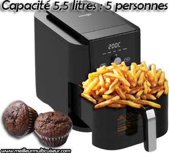 Capacité de l'airfryer xl Iceagle