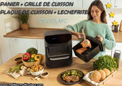 Panier et grille de cuisson de la friteuse sans huile CECOTEC référence 03282