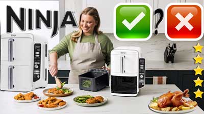 Mon review sur l'airfryer Double Stack XL blanc de la marque NINJA®