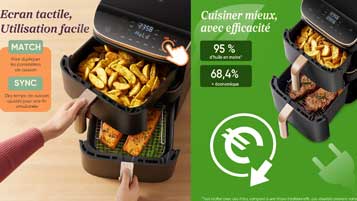 Très économique en électricité pour un airfryer aussi puissant.