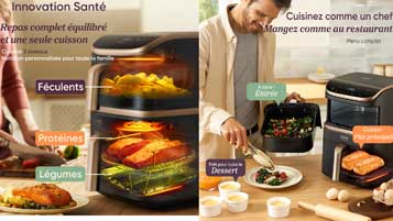 Possibilité de cuire sur 3 étages (cuisson 3 niveaux)