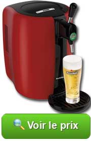 Découvrir le prix de cette tireuse à bière pression SEB de couleur rouge...