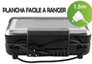 Grill de maison et plancha d'intérieur facile à utiliser au quotidien...