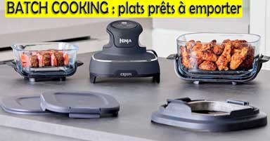 Ninja Crispi un airfryer pour des plats à emporter au travail ou en déplacement...