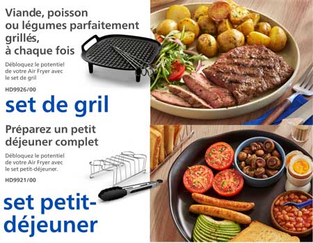 Des accessoires inclus pour une utilisation complète et facile au quotidien