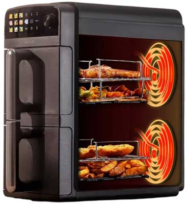 L'utilisateur peut cuire jusqu'à 4 couches d'aliments simultanément !