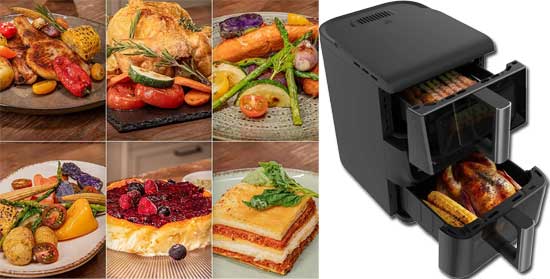 Des menus préréglés à personnaliser et un mode de cuisson manuel