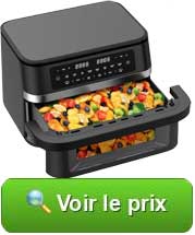 Combien vaut la friteuse sans huile à double compartiment et avec fenêtre ICEAGLE 11 litres ?