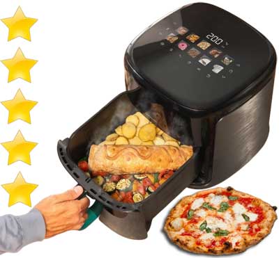 Les points forts de cette friteuse à air, grill d'intérieur et fumoir :