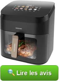 Consulter les avis sur cette friteuse sans huile, grill d'intérieur et fumoir...