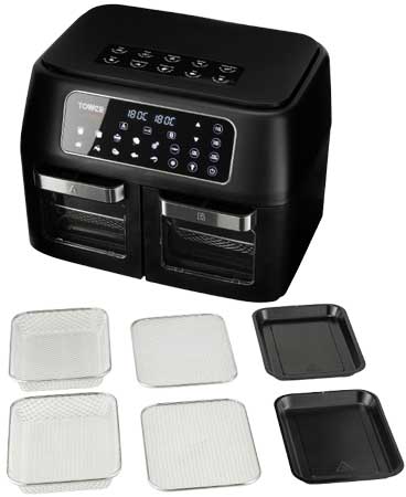 Les accessoires fournis avec cet équipement de cuisson Tower