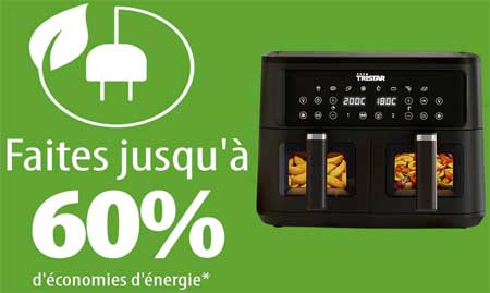 Consommation électrique de cette friteuse à air chaud