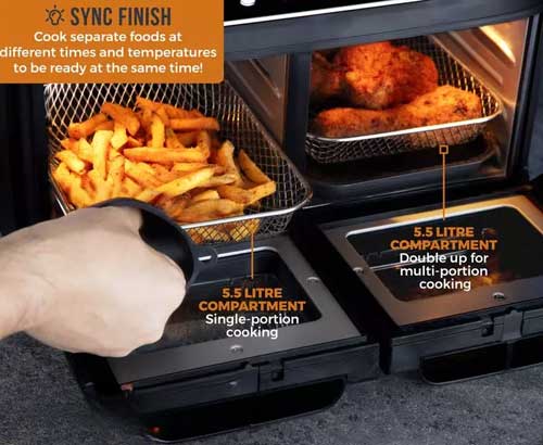 Contenance de 11 litres pour jusqu'à 10 personnes