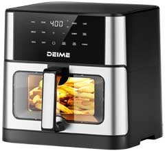 Détails techniques sur cette friteuse à air chaud Deime