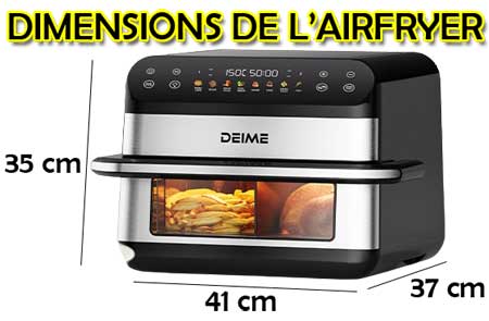 Combien mesure DEIME Dual Zone ?