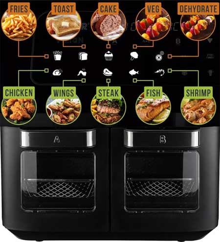 10 programmes préréglés d'usine à personnaliser