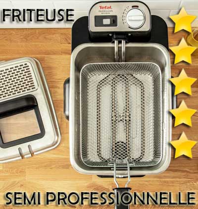 Friteuse électrique semi-professionnelle qui convient aux besoins d'une famille