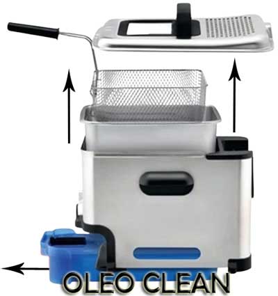 Friteuse électrique familiale facile à utiliser au quotidien