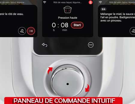 Un panneau de commande bien pensé pour les utilisateurs