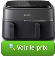 Voici le prix de la friteuse sans huile Dual Basket Série 3000 de PHILIPS :