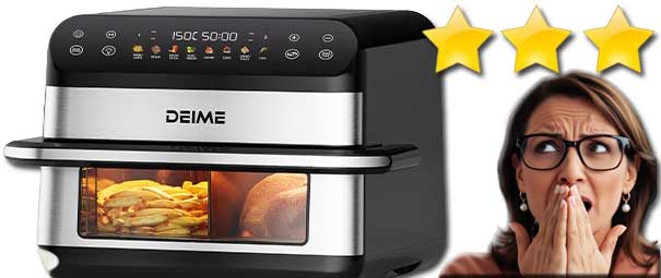 Mon review sur la friteuse DEIME Dual Zone avec large fenêtre