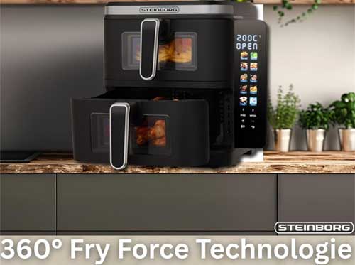 Technologie de cuisson Fry Force sur 360°