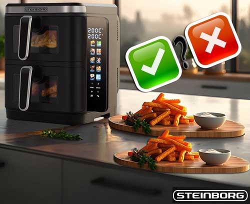 Voici mon avis sur Steinborg 11 litres, l'airfryer vertical !!