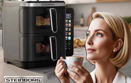 FAQ : air fryer Steinborg window double stack...