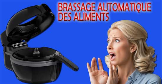 Les aliments sont automatiquement remués