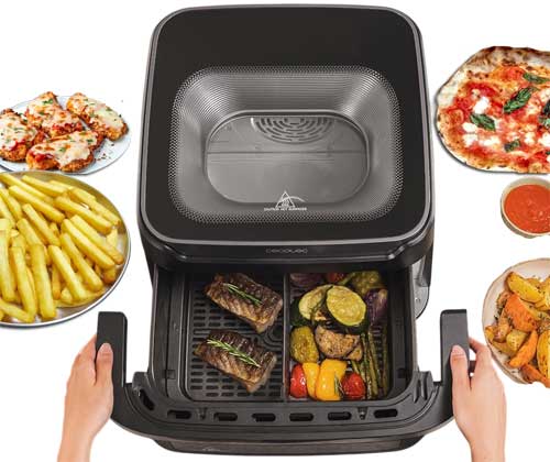 Tous les avantages de cette friteuse sans huile familiale :