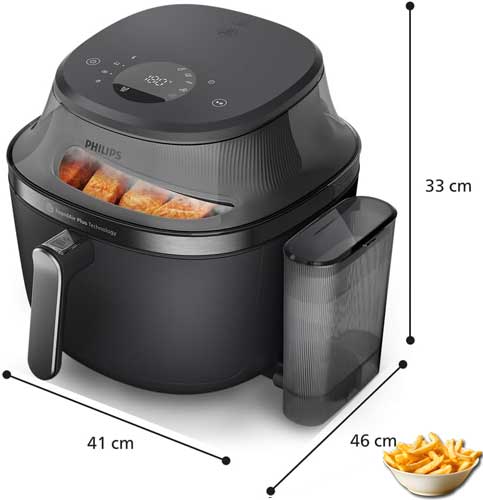 Les dimensions de cet airfryer
