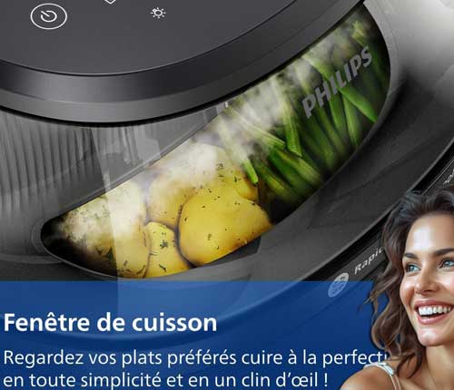 Fenêtre éclairé pour surveiller la cuisson
