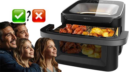 J'ai testé l'airfryer Cecofry Advance 10000 Full Vision marque CECOTEC !