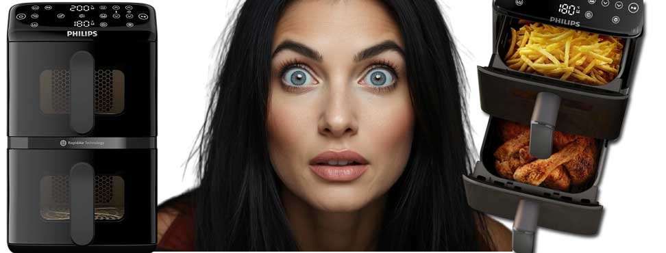 Review sur l'airfryer VerticalDuo de Philips !