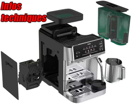 Infos techniques sur cette machine espresso :