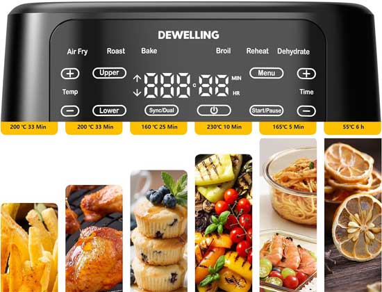 Les 6 menus de cuisson de cet appareil