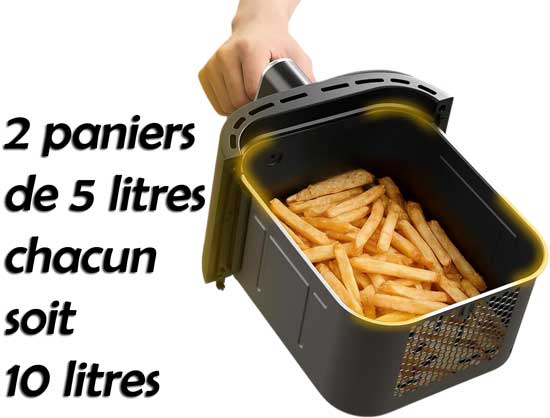 Capacité de 10 litres