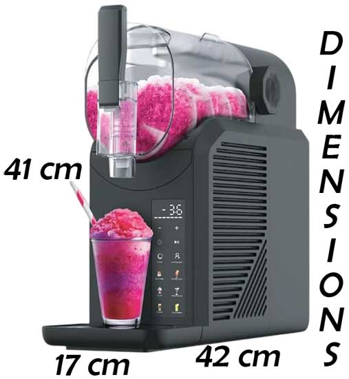 Les dimensions de cet appareil Seeger
