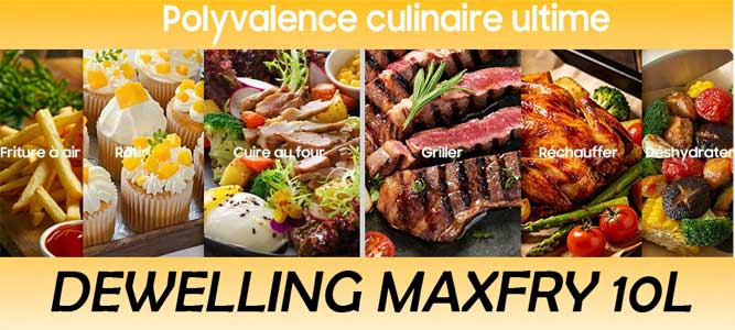 Avantage de la friteuse à air MaxFry !
