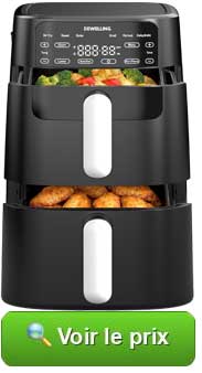 Quel est le prix de cette friteuse sans huile à double étage ?