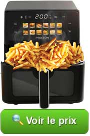 C'est le prix de la friteuse à air Prixton Cook Organics 6L