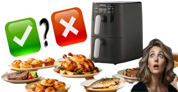 Review air fryer max fry dewelling double stack 10 litres...
